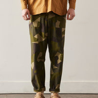 Universal Works Drop Crotch Fatigue Pant, Camo Print