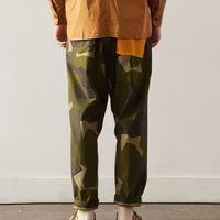 Universal Works Drop Crotch Fatigue Pant, Camo Print