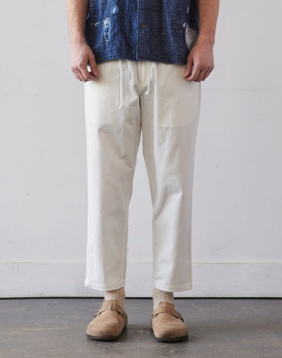 Universal Works Hi Water Trouser Twill, Ecru