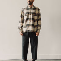 Universal Works L/S Utility Shirt, Charcoal Check