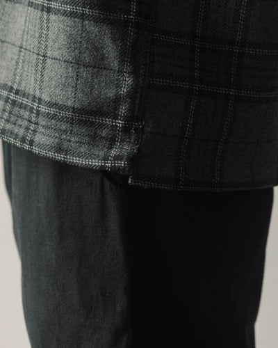 Universal Works L/S Utility Shirt, Grey Check