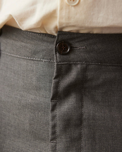 Universal Works Military Chino, Grey Tropical Suiting