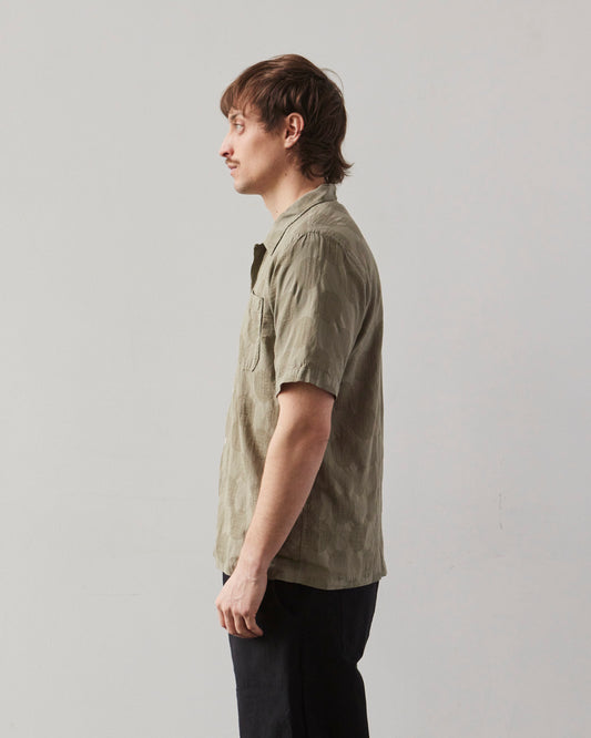 Universal Works Road Shirt, Light Olive