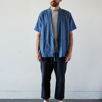 Universal Works S/S Kyoto Shirt, Blue