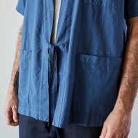 Universal Works S/S Kyoto Shirt, Blue