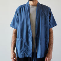 Universal Works S/S Kyoto Shirt, Blue