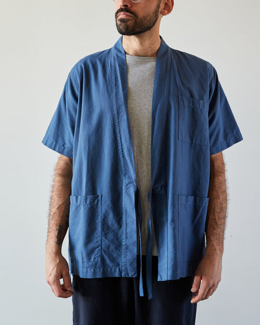 Universal Works S/S Kyoto Shirt, Blue