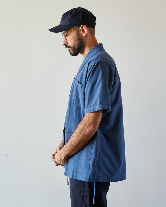 Universal Works S/S Kyoto Shirt, Blue