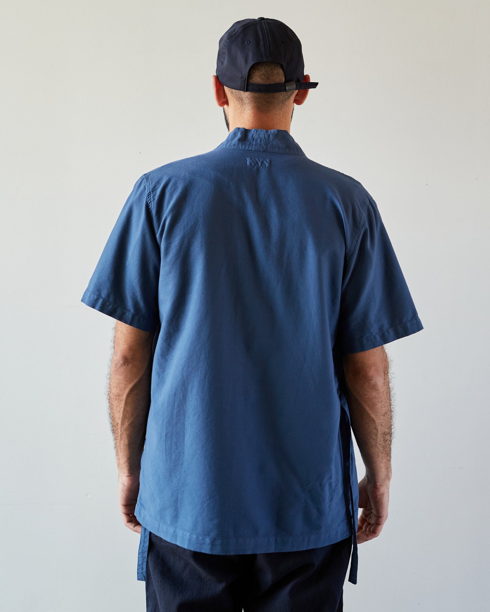 Universal Works S/S Kyoto Shirt, Blue