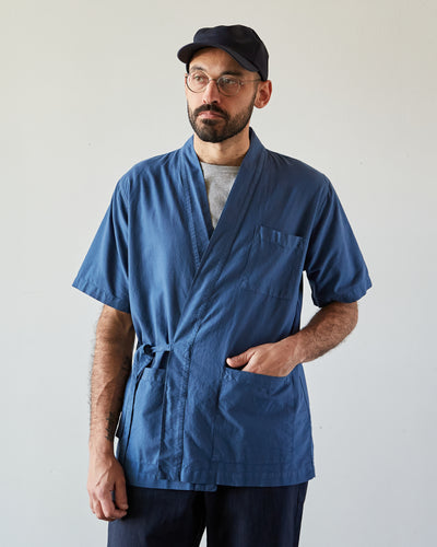 Universal Works S/S Kyoto Shirt, Blue