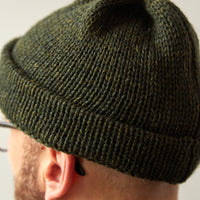 Universal Works Short Watch Cap, Forest Green