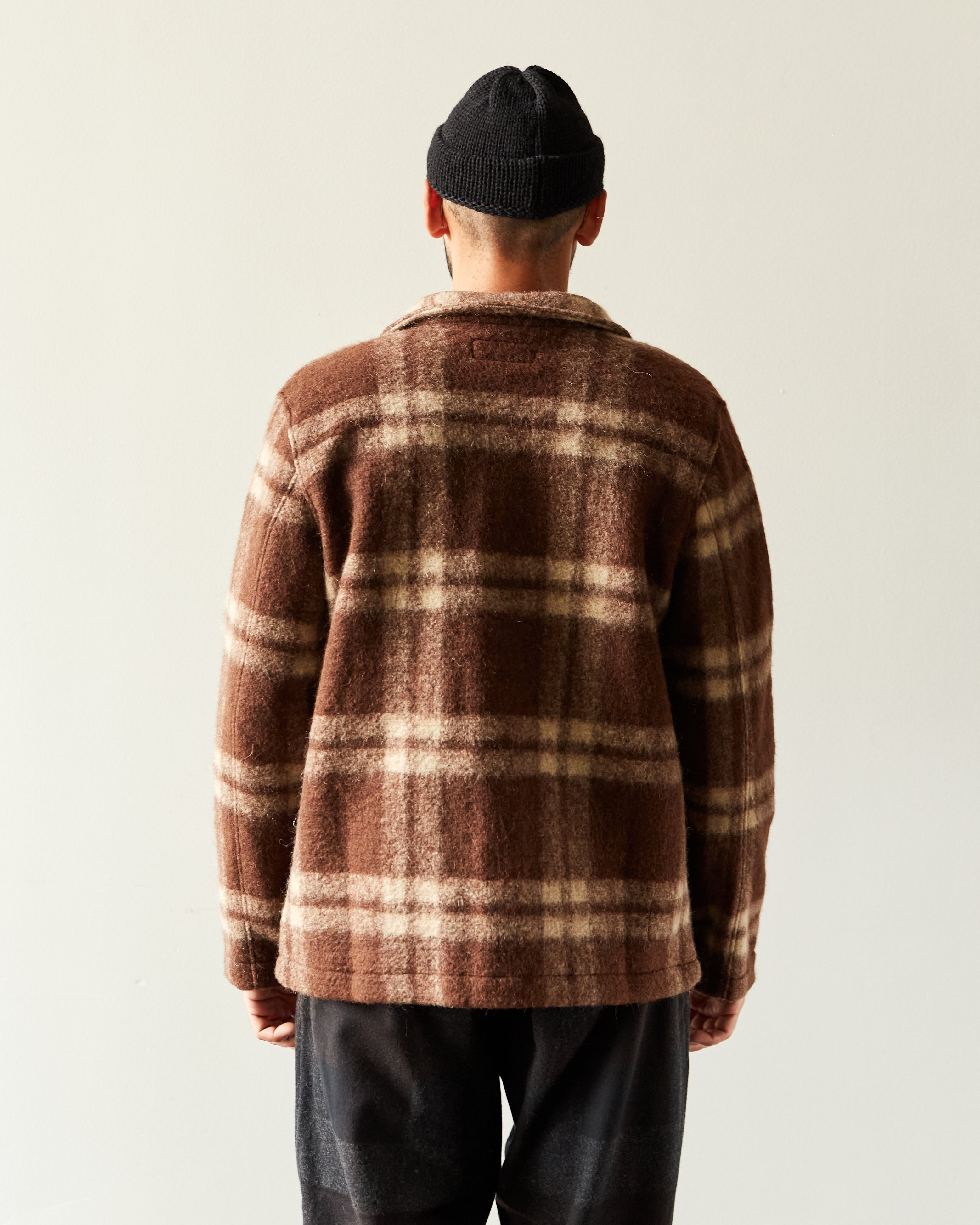 Universal Works Soft Wool Field Jacket, Brown – Glasswing