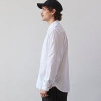 Universal Works Square Pocket Shirt, White Seersucker