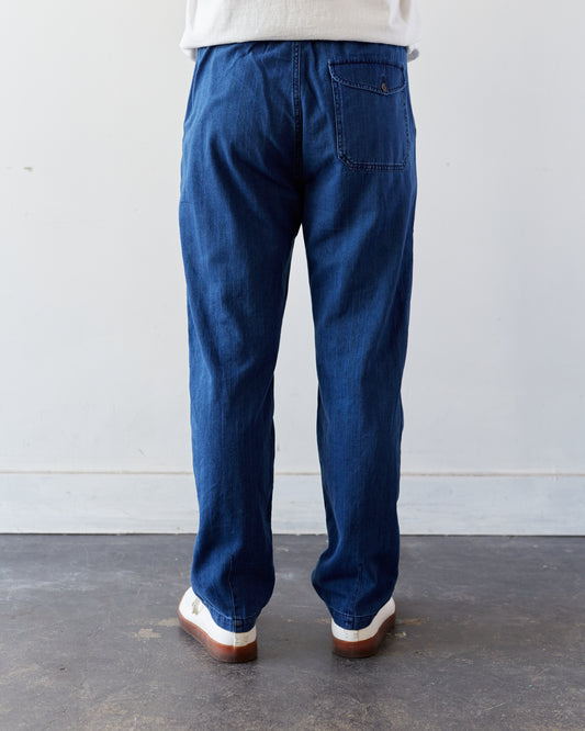 Universal Works Track Trouser, Herringbone Denim