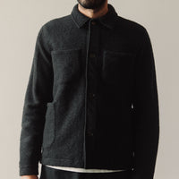 Universal Works Wool Lumber Jacket, Black