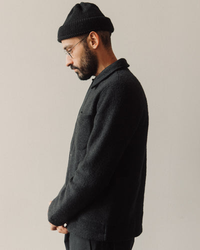 Universal Works Wool Lumber Jacket, Black