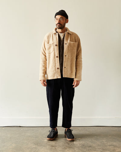 Universal Works Wool Lumber Jacket, Stone