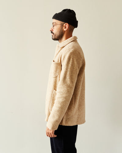 Universal Works Wool Lumber Jacket, Stone