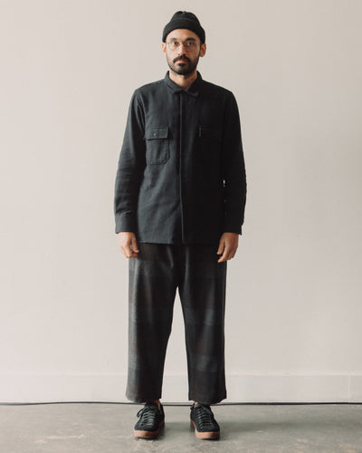 Universal Works Worker Shirt, Black