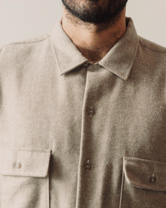 Universal Works Worker Shirt, Sand