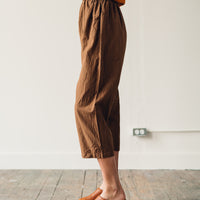 Uzi Drop-Crotch Pants, Brown