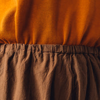 Uzi Drop Crotch Pants, Brown