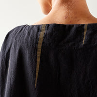 Uzi AW Tunic Top, Black Scratch