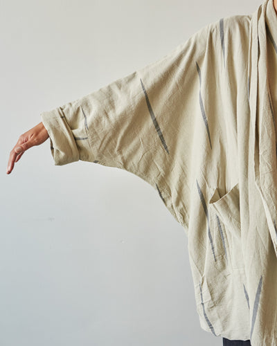 Uzi Bluff Coat, Oatmeal Scratch