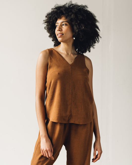 Vestige Telos Top, Terracotta