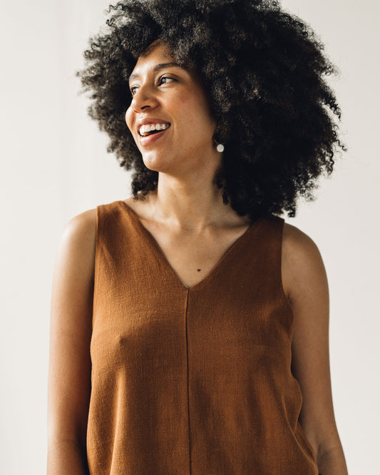 Vestige Telos Top, Terracotta