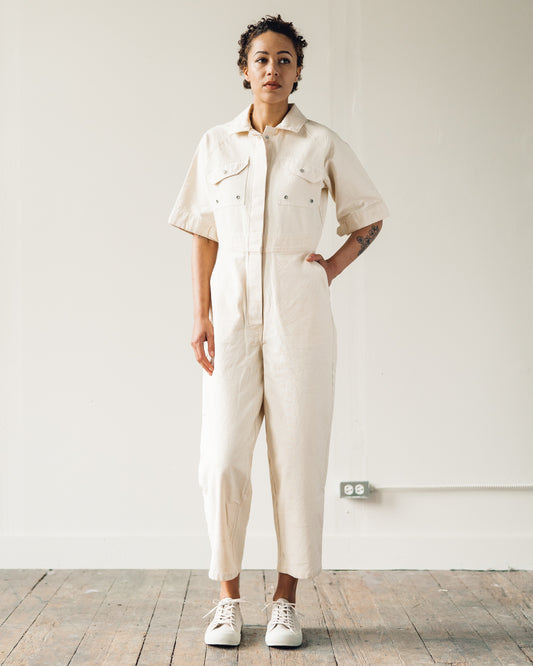 W'menswear Tropical Fieldwork Suit, Off-White