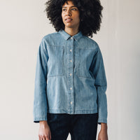 You Must Create Miller Shirt, Indigo Bleach