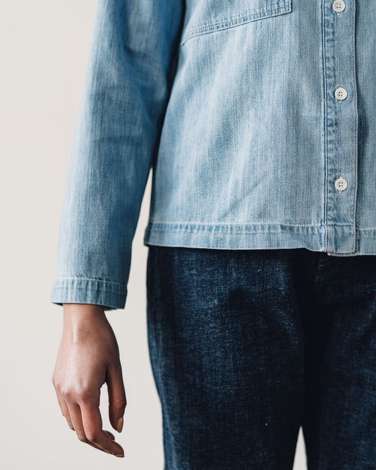 You Must Create Miller Shirt, Indigo Bleach