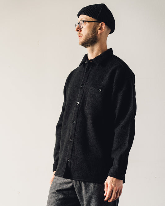 YMC Ryder Overshirt, Black