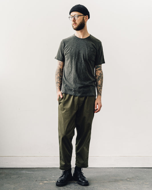 YMC Wild Ones Pocket Tee, Dark Olive