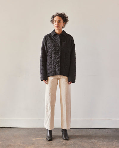YMC Chore Quilted Jacket, Black