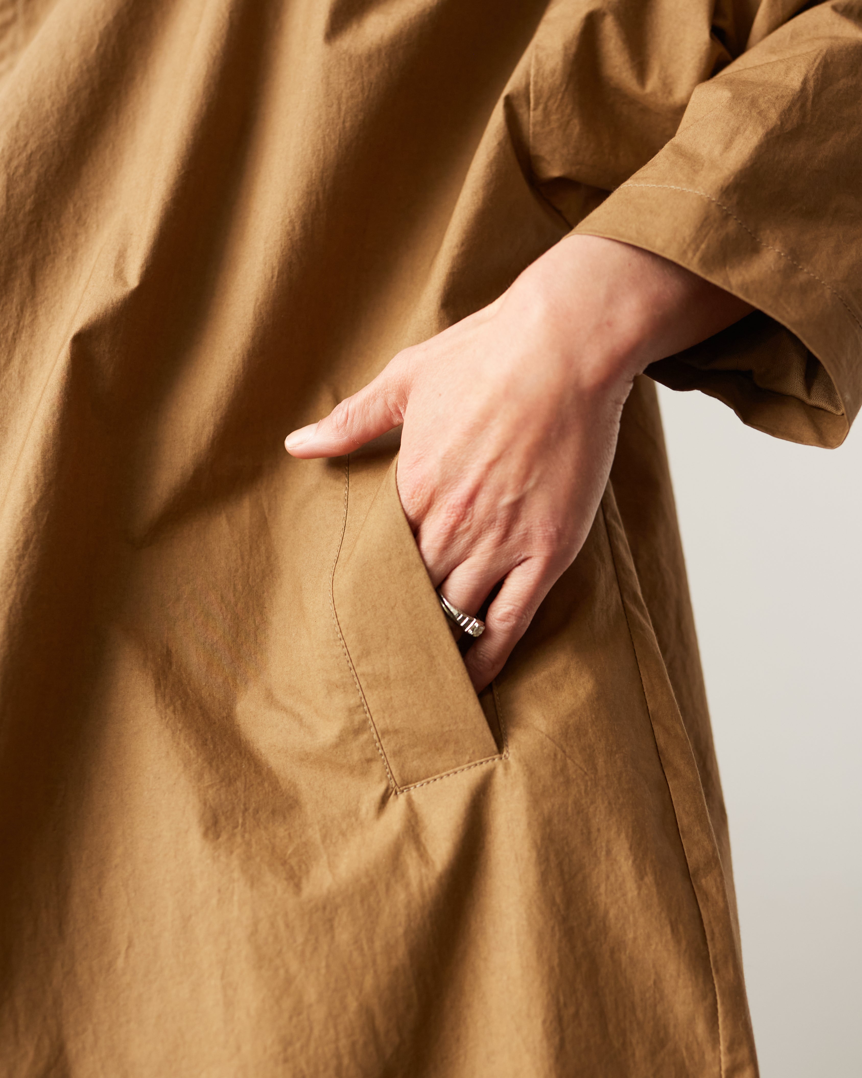 ★LOUREN★ volume tack cocoon coat Cocoon Coat Long – Another Tomorrow