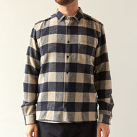 YMC Dean Shirt, Navy Check