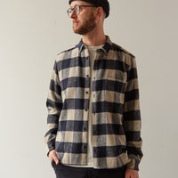 YMC Dean Shirt, Navy Check