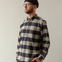 YMC Dean Shirt, Navy Check