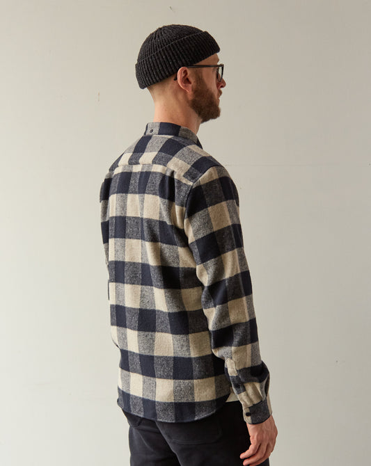 YMC Dean Shirt, Navy Check