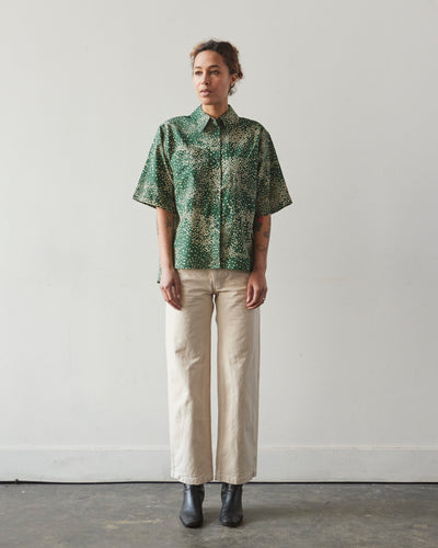 YMC Eva Shirt, Multi Green