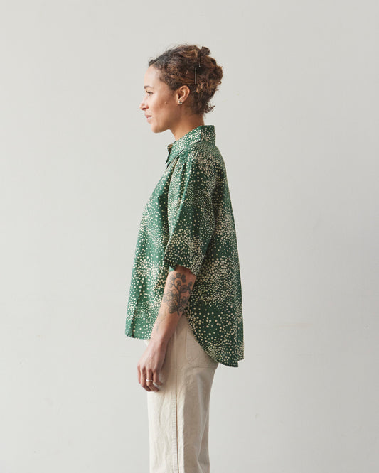 YMC Eva Shirt, Multi Green