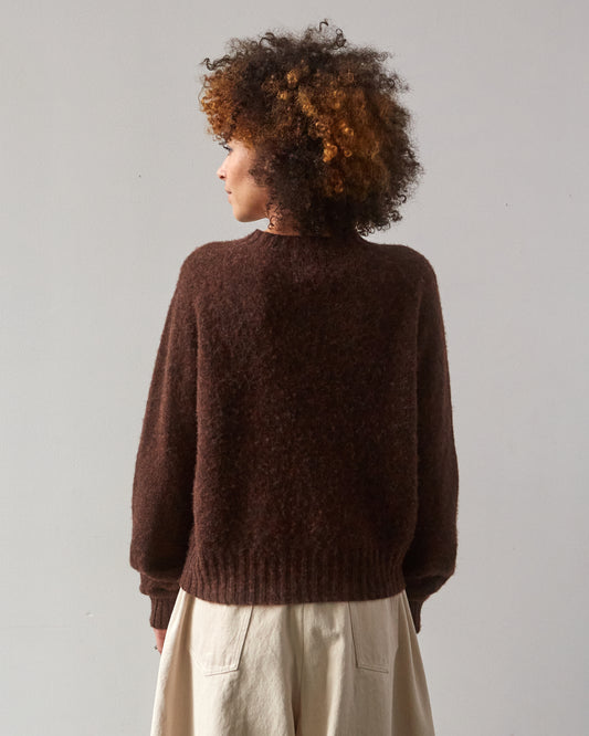 YMC Jets Crew Sweater, Brown