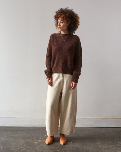 YMC Jets Crew Sweater, Brown