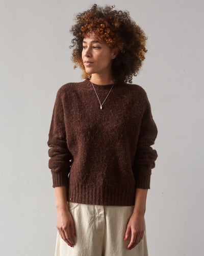 YMC Jets Crew Sweater, Brown