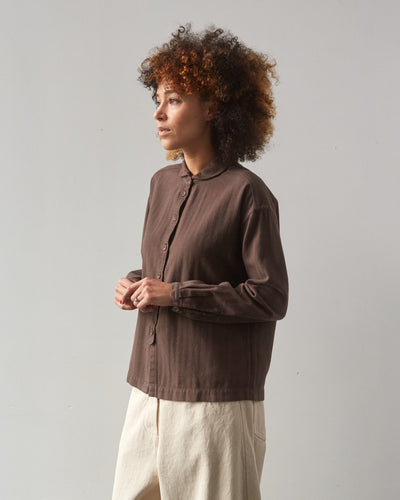 YMC Marianne Shirt, Brown