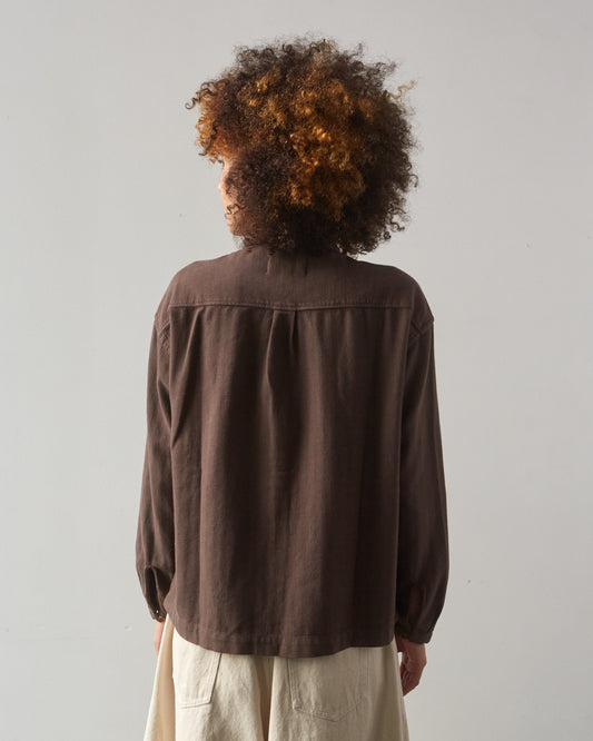 YMC Marianne Shirt, Brown