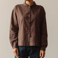 YMC Marianne Shirt, Multi Brown