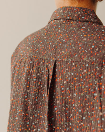 YMC Marianne Shirt, Multi Brown